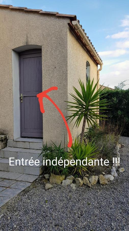 Studio Dans La Villa Les Cigales Lézignan-Corbières Buitenkant foto
